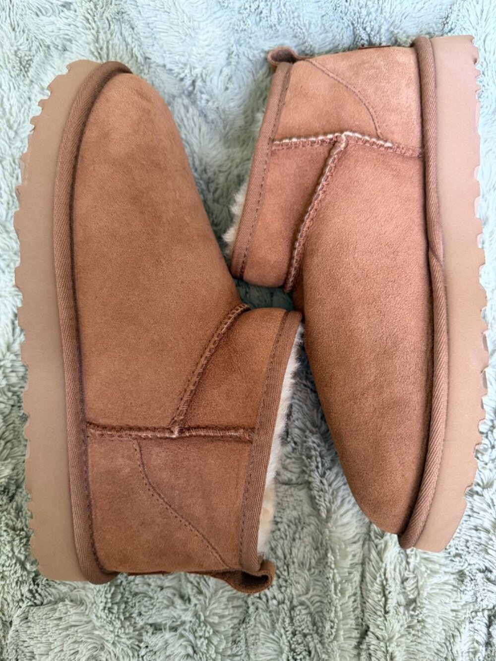 UGG Classic Ultra Mini Boots Chestnut Size 8